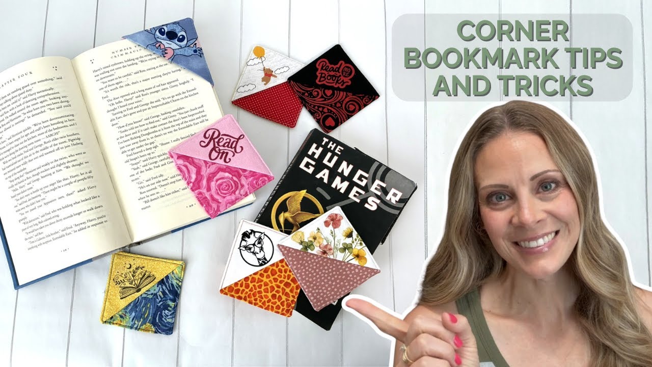 DIY Corner Bookmarks: Quick and Easy Tutorial with Free Designs