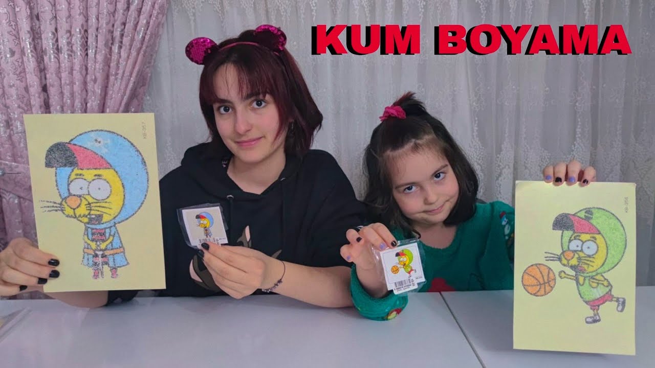 KUM BOYAMA CHALLENGE | SAND PAİNTİNG CHALLANGE