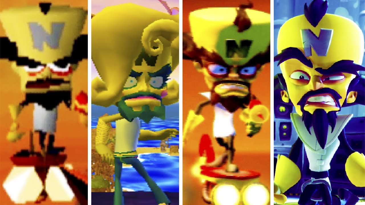Evolution of Dr. Neo Cortex Battles from Crash Bandicoot (1996-2021)
