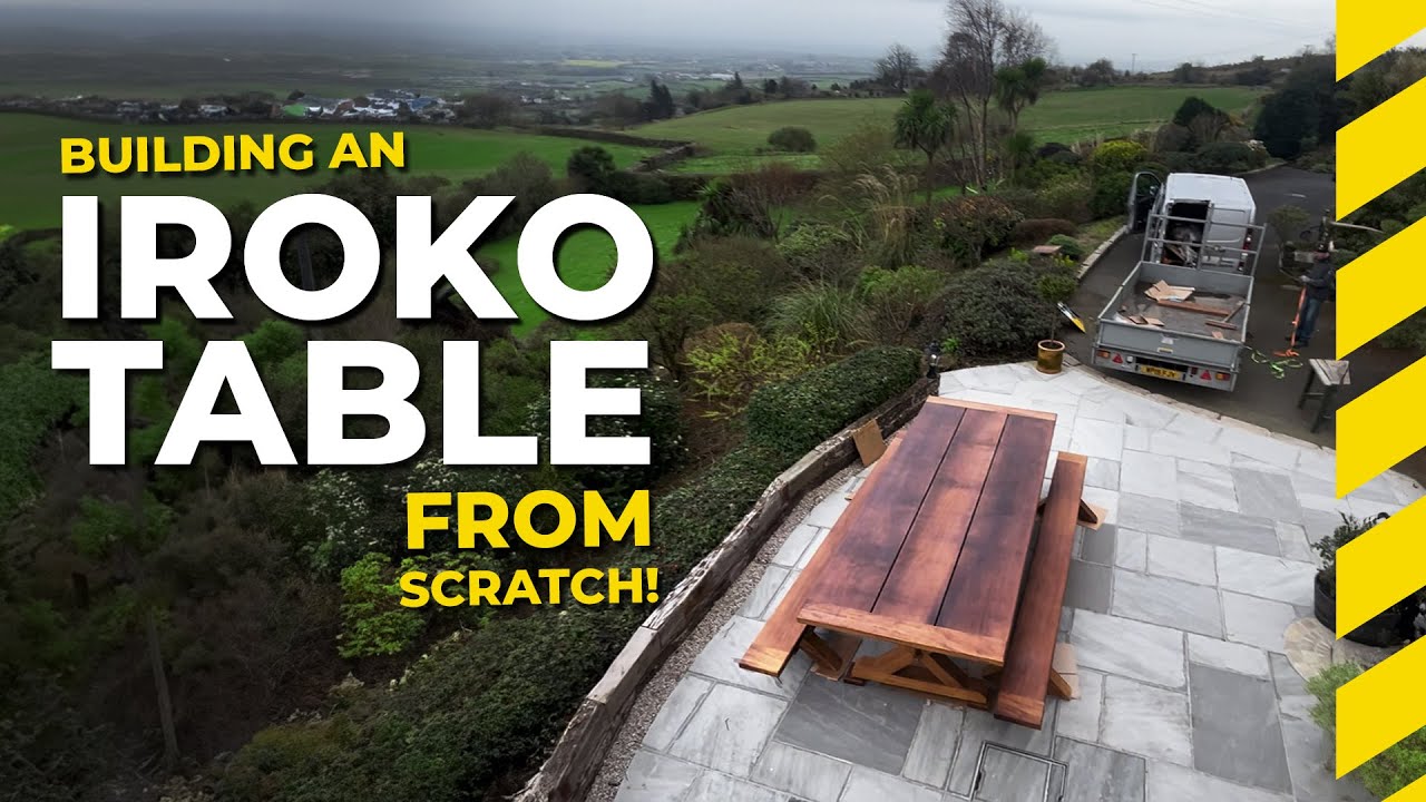 Constructing an Iroko Dining Table (From Scratch)