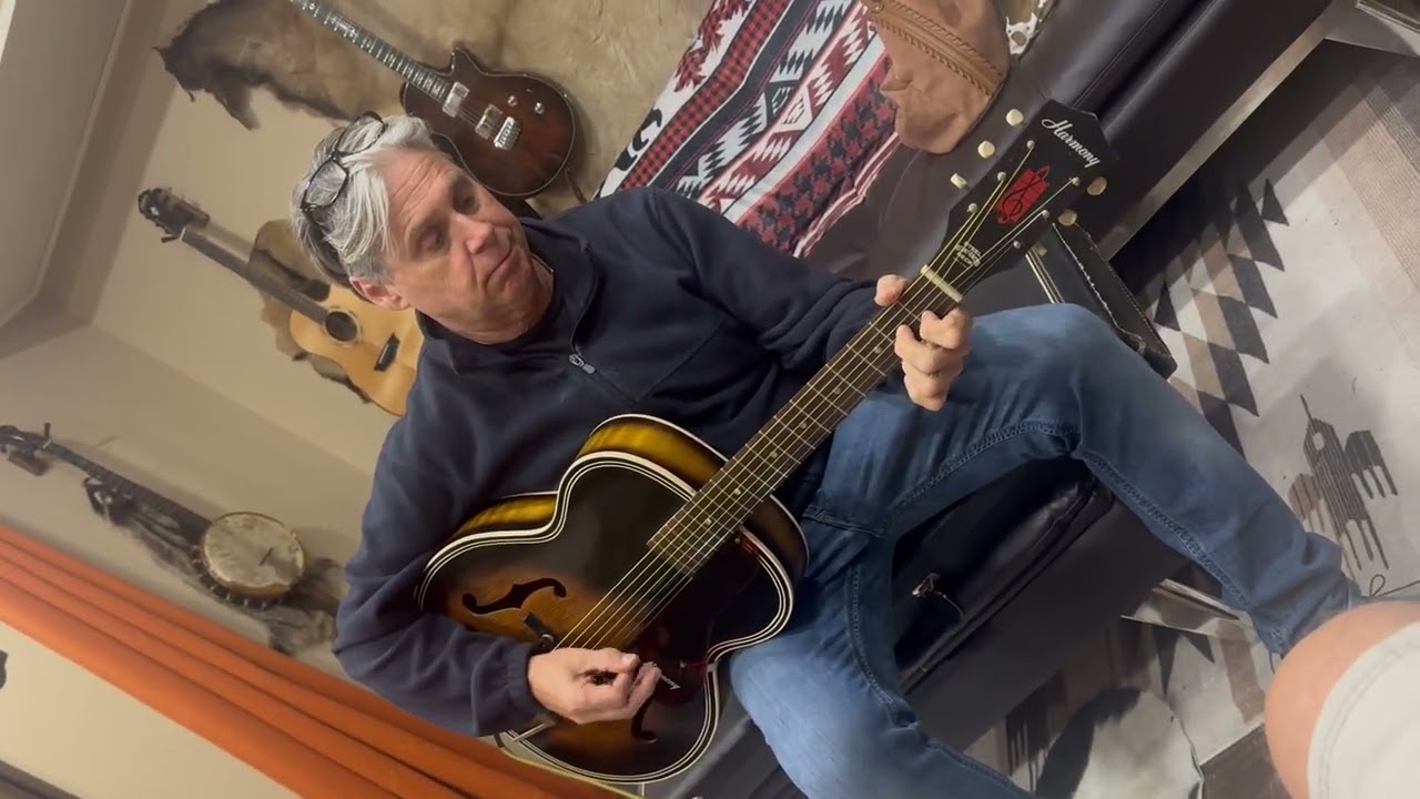 Harmony H1215 1965 with K&K Pure Archtop Pickup