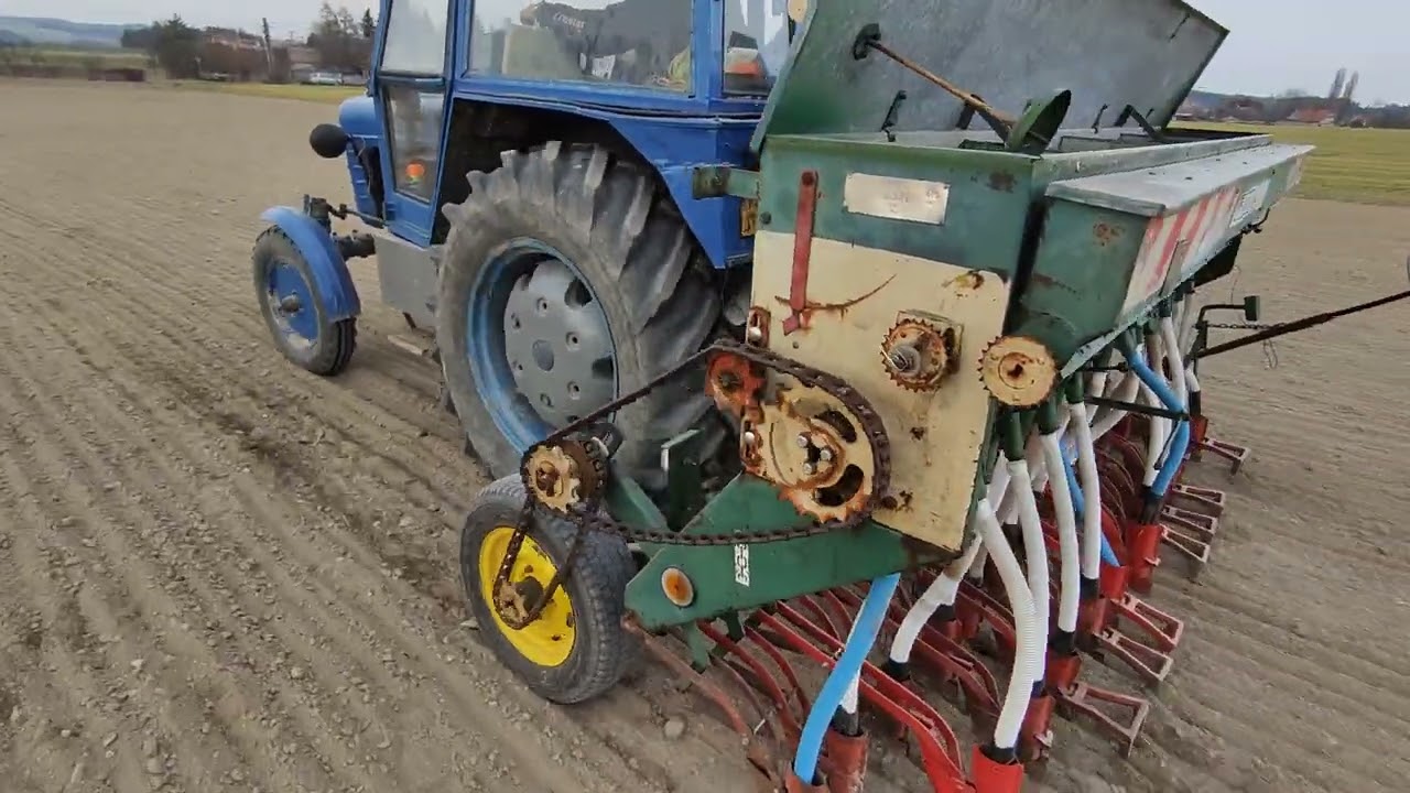 Zetor 4011 + secí stroj Privat Drill 300