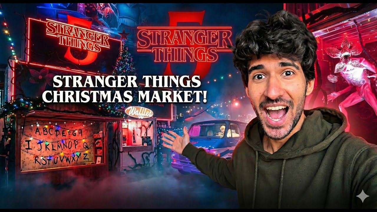 I Visited Stranger Things Christmas Market in Berlin, Germany