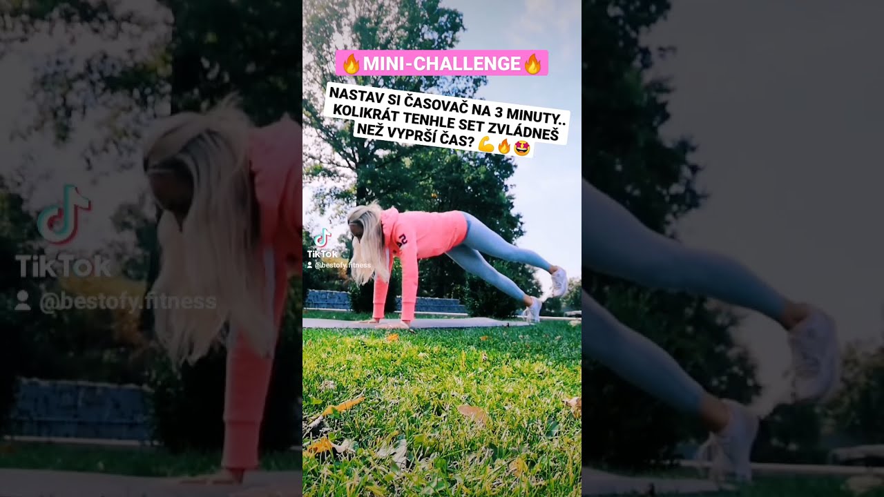 NOV&Aacute; MINI CHALLENGE 💪🤩🔥 WORKOUT V&Yacute;ZVA PRO TEBE / DOM&Aacute;C&Iacute; CVIČEN&Iacute; | Bestofy Fitness