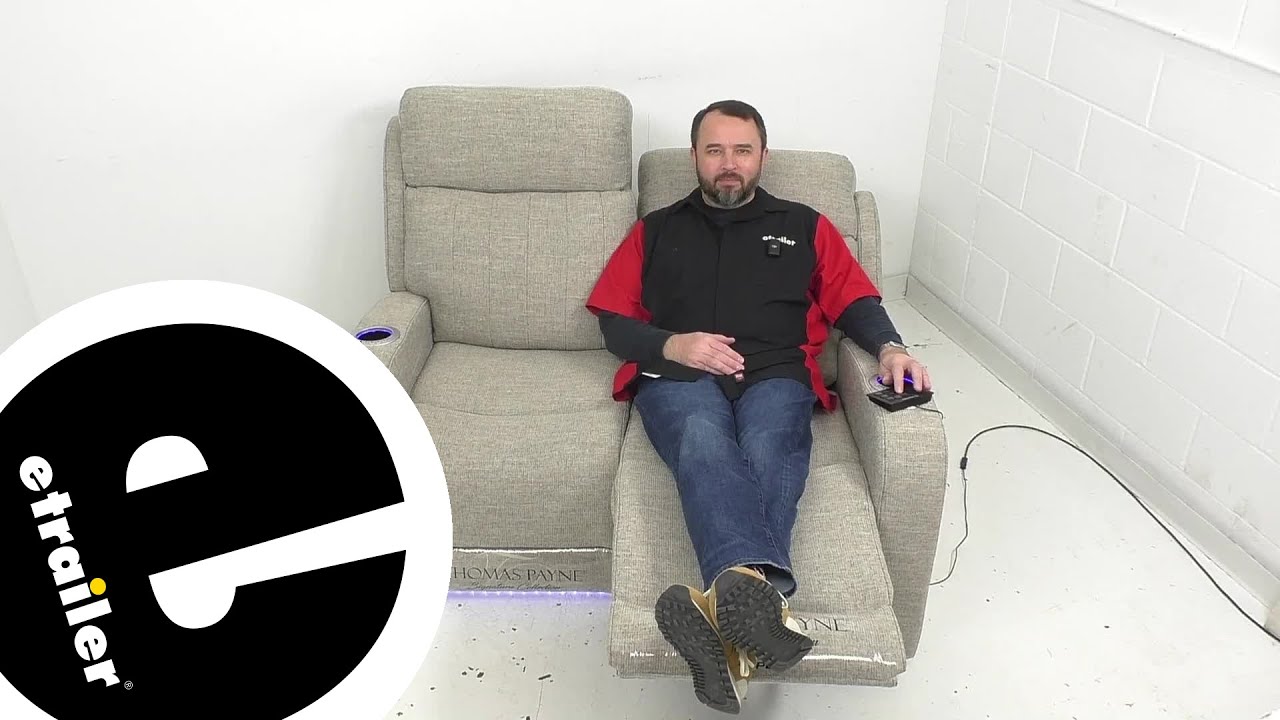 Review of Thomas Payne RV Couches and Chairs - Seismic Right Arm RV Recliner Dellmead - TP42AR