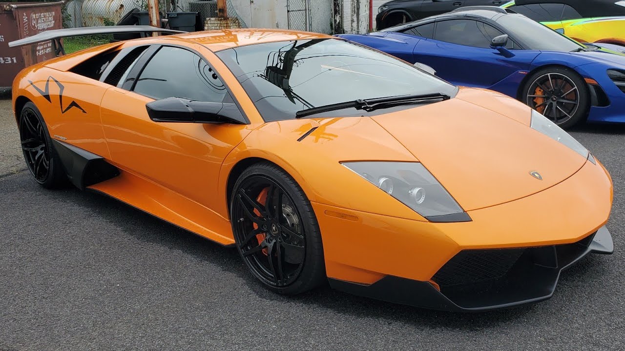 Lamborghini Murcielago SV in killer orange walkaround