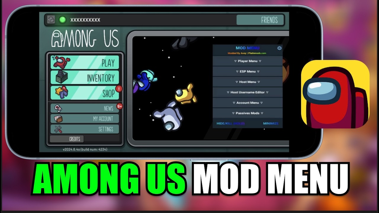 Among Us Hack/Mod Menu 2026 (Always Impostor, No Ban, ALL Unlocked) iOS Android