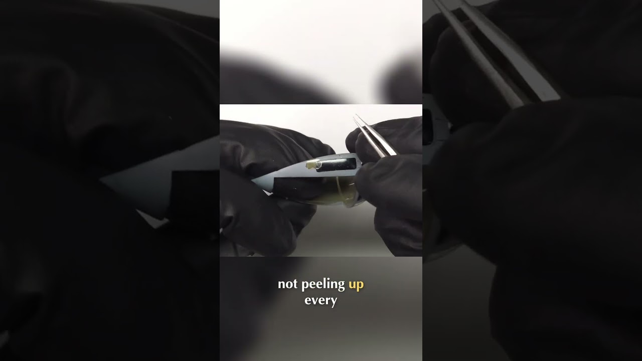 Model Paint Disaster: Fixing the Tape's Peel-Up Mess! #shorts