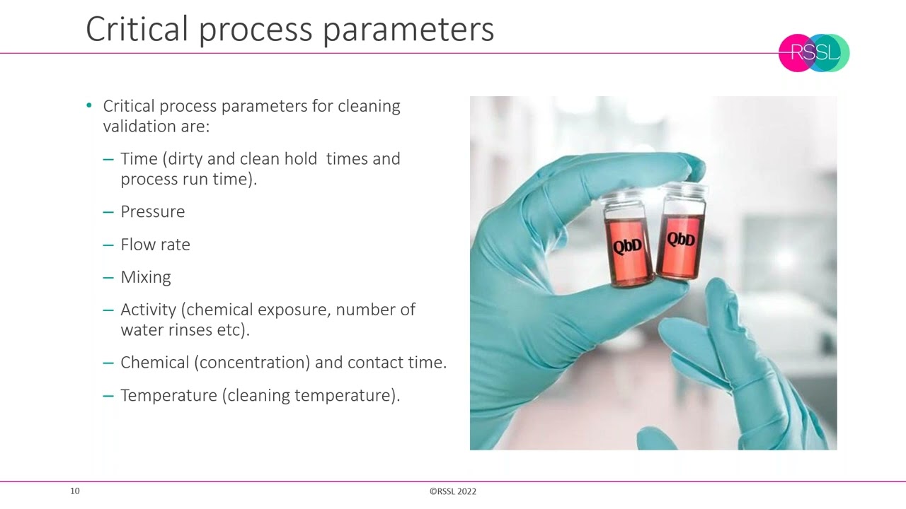 Designing a cleaning validation strategy | RSSL Annex 1 webinar