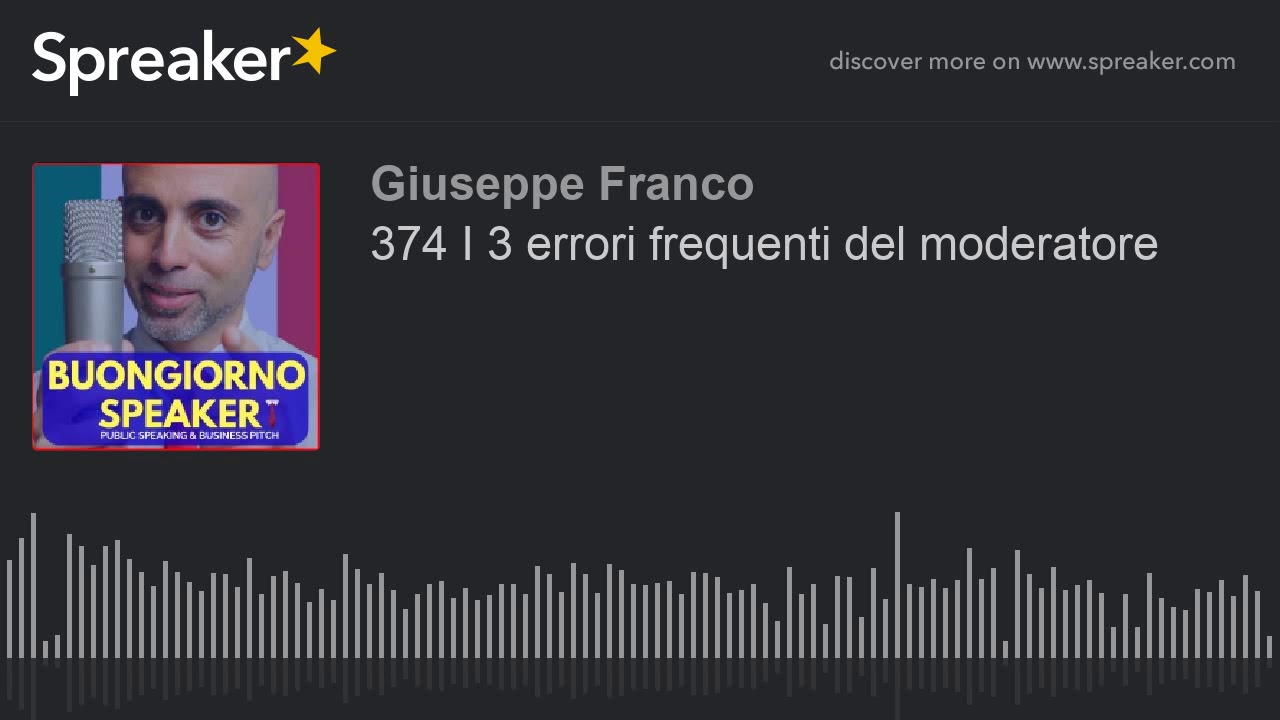 374 I 3 errori frequenti del moderatore