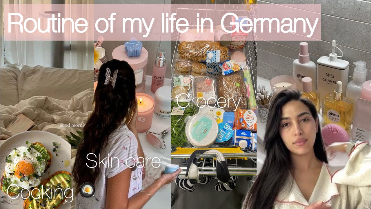 A day in my life in germany🇩🇪 دوزو معايا نهاري 🍳🌿🥦 تسوق  🛒 اكل  صحي/ تنظيم