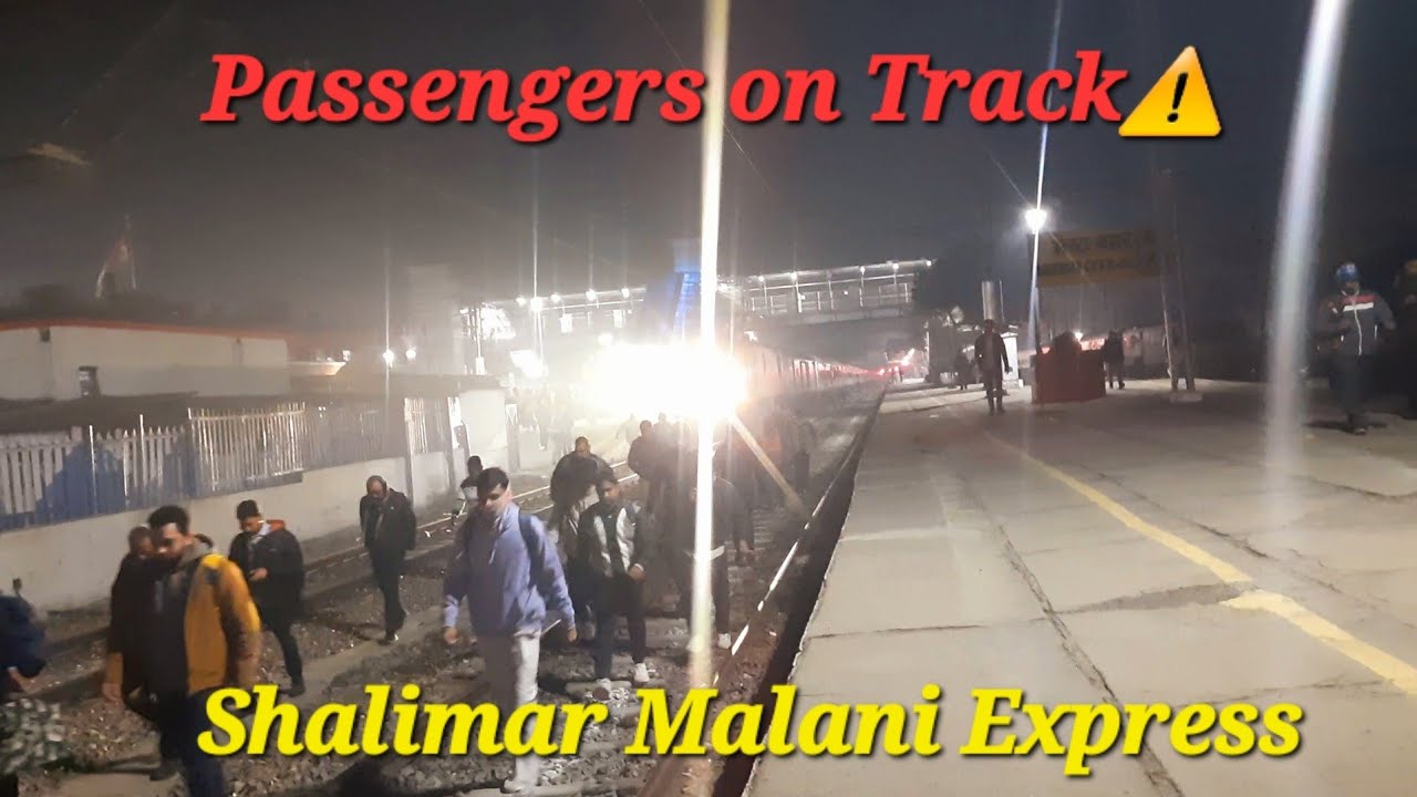 Recently Newly LHBfied Shalimar Malani Express Departing Meerut City 