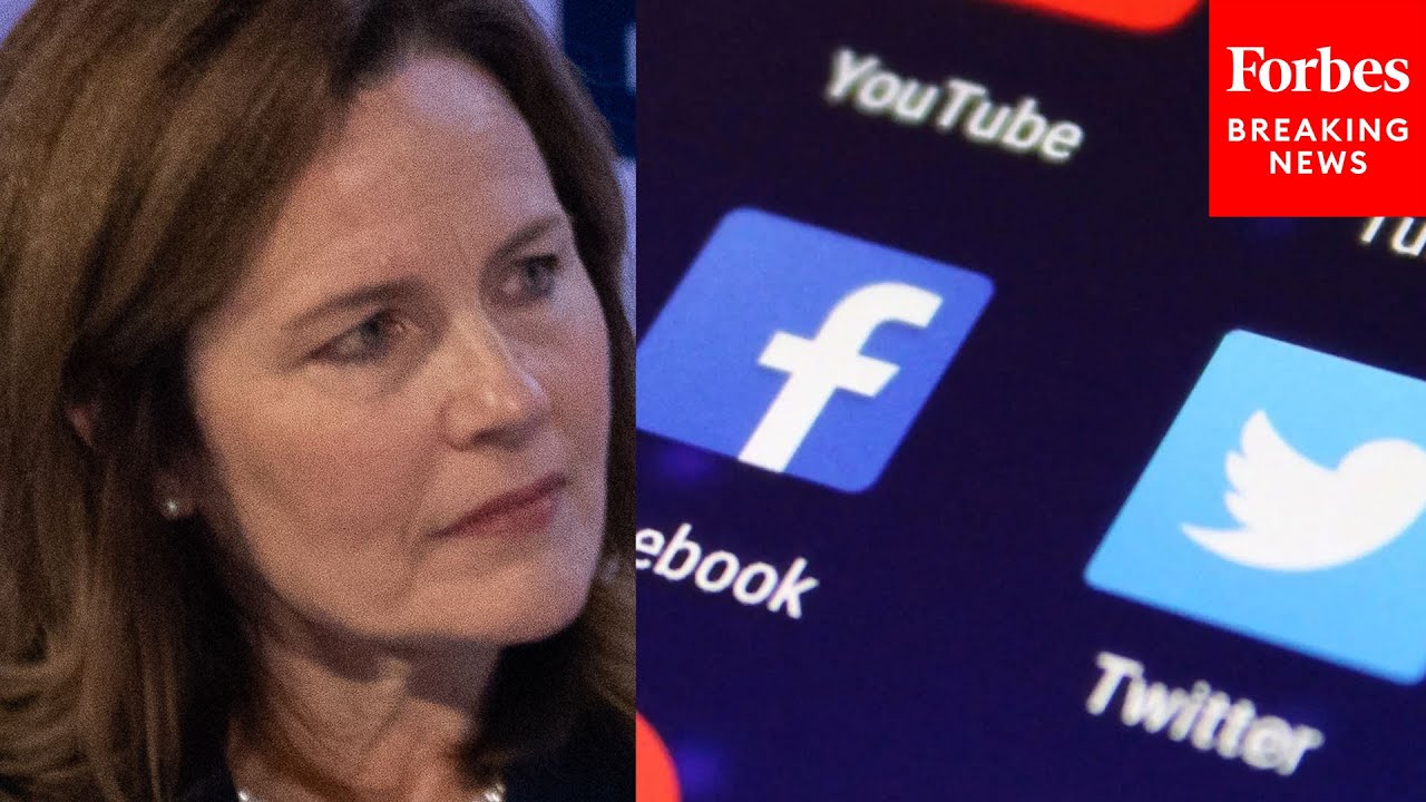 'Is That Not Speech?': Amy Coney Barrett Questions Lawyer About Social Media 'Editorial Control'