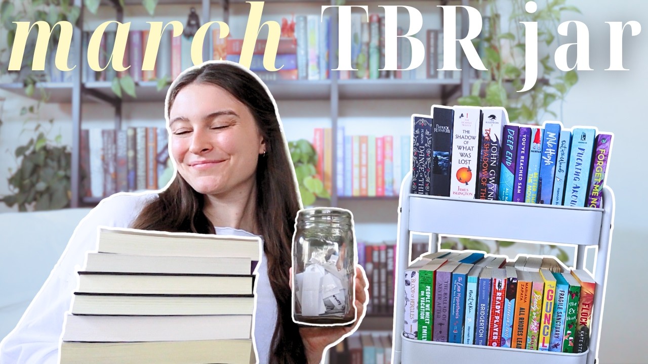 March TBR Jar Picks🍀🫙 | TBR Jar & My DOG Choose My March TBR!🐶📚
