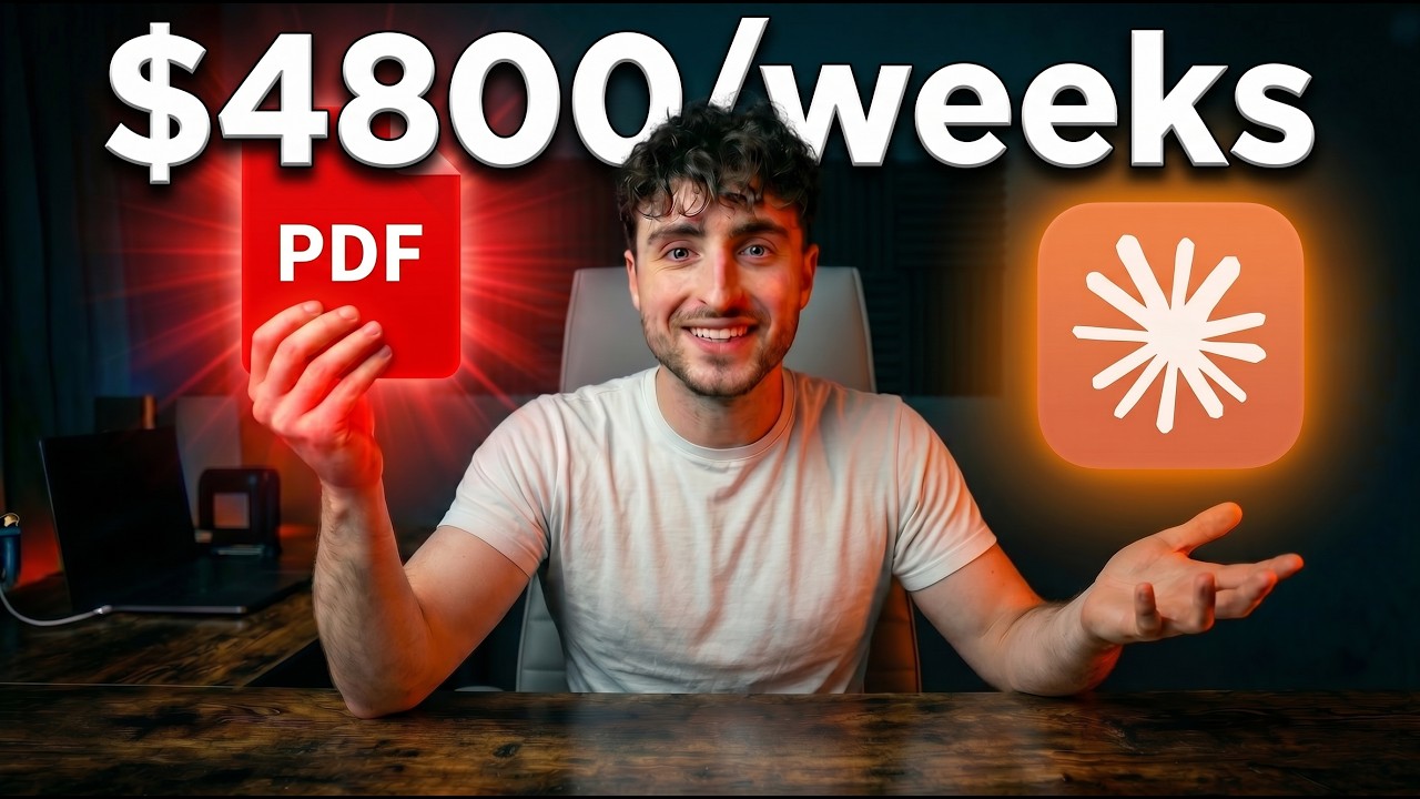 Как я зарабатываю $4800 в неделю на продаже обычных PDF + Claude AI