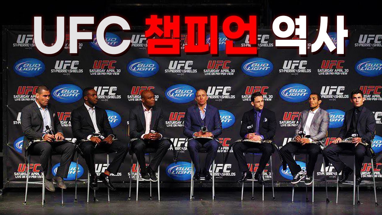 UFC 챔피언 역사 모음집 (헤비급~플라이급)