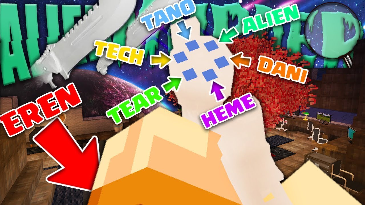 ROULETTE RUSSA CON L'ASSASSINO - Minecraft ITA - ALIEN MURDER w/ Tech Tear Heme Dani Tano