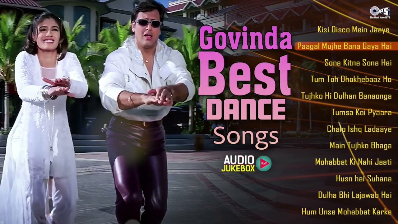 Govinda Best Dance Songs | Audio Jukebox | 90s Love Songs | 90s Hindi Songs | Bollywood Dance Song