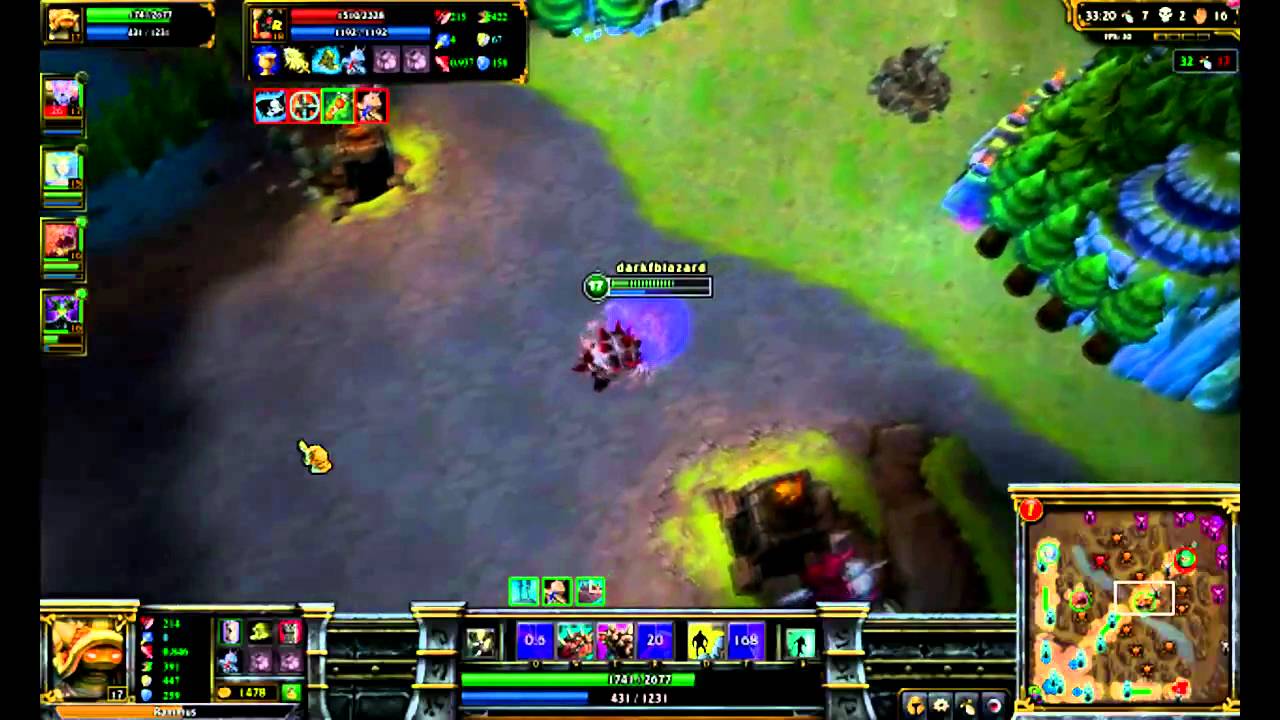 LoL- Chrome Rammus Full Game 3/3