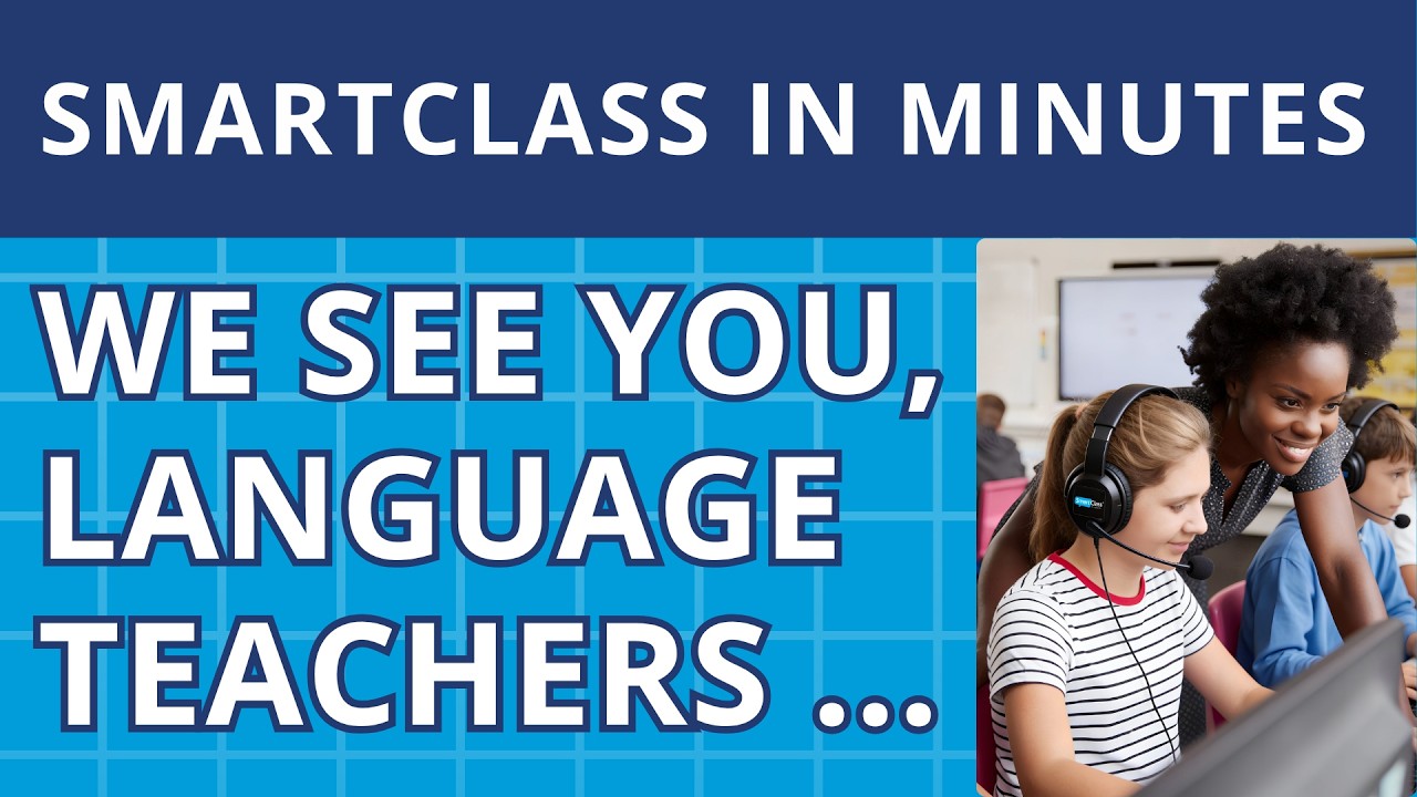 We see you language teachers ...