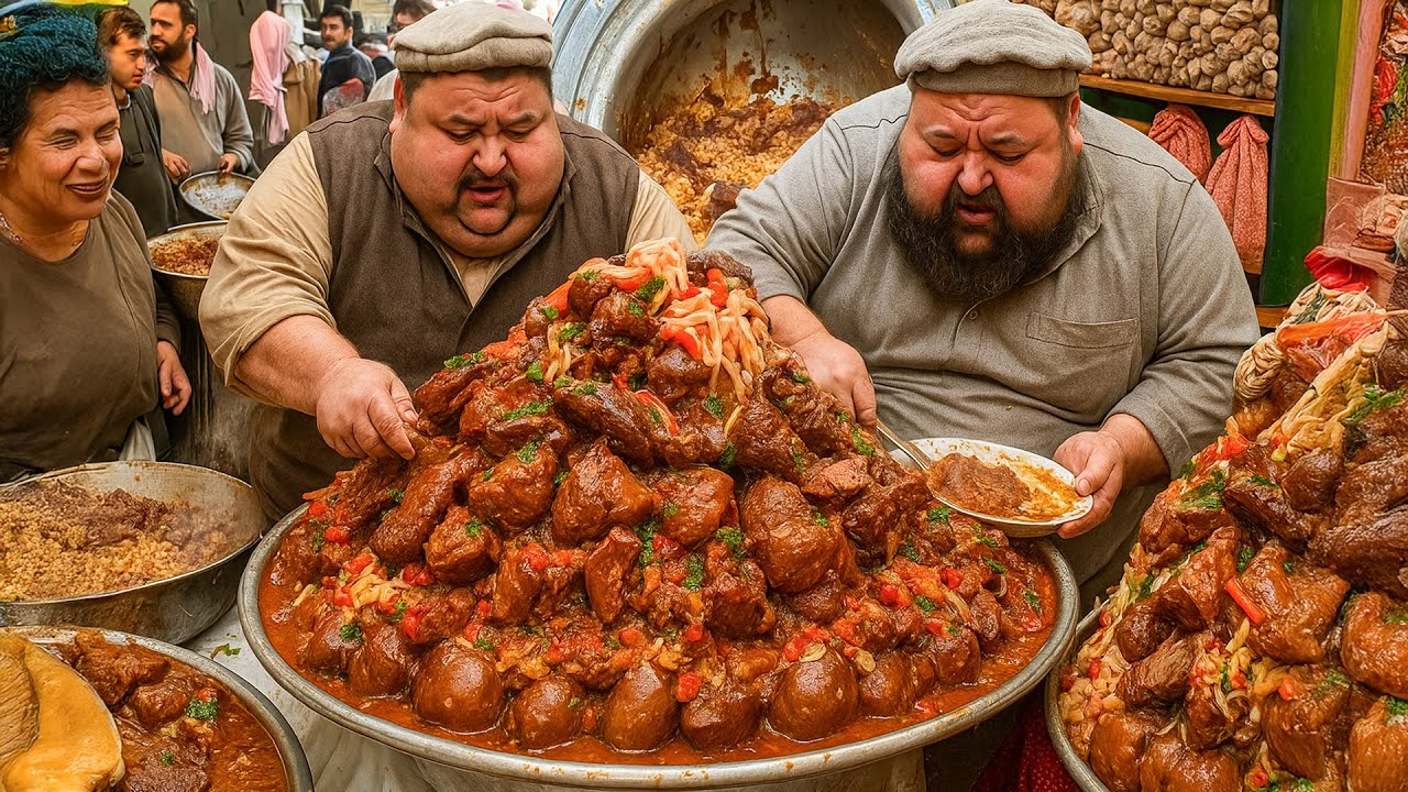 Afghanistan most Famous Street food | Kabuli pulao | Biryani | Roasted chicken | Street food