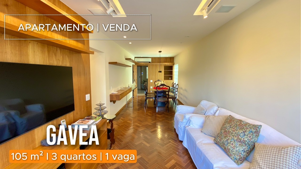 Apartamento de 3 quartos na Gávea | Rua Major Rubens Vaz