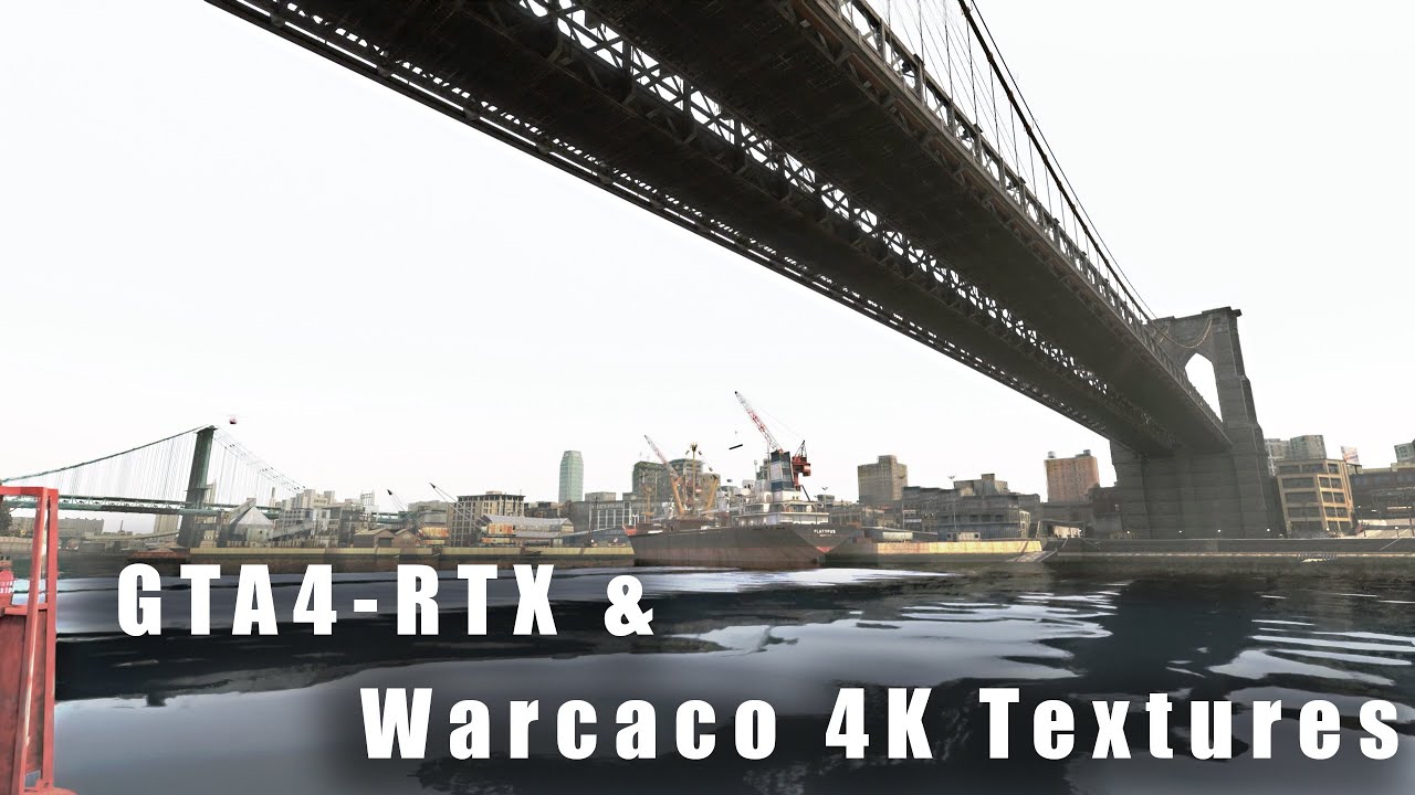 GTA 4 RTX with Warcaco Retexture Mod