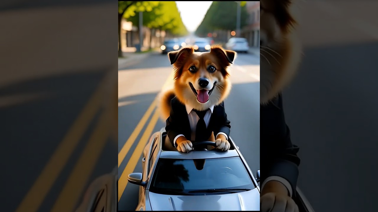 Dog Driving Home Needs to PEE! 🐶🚗 | Relatable Office Dog Commute Fails