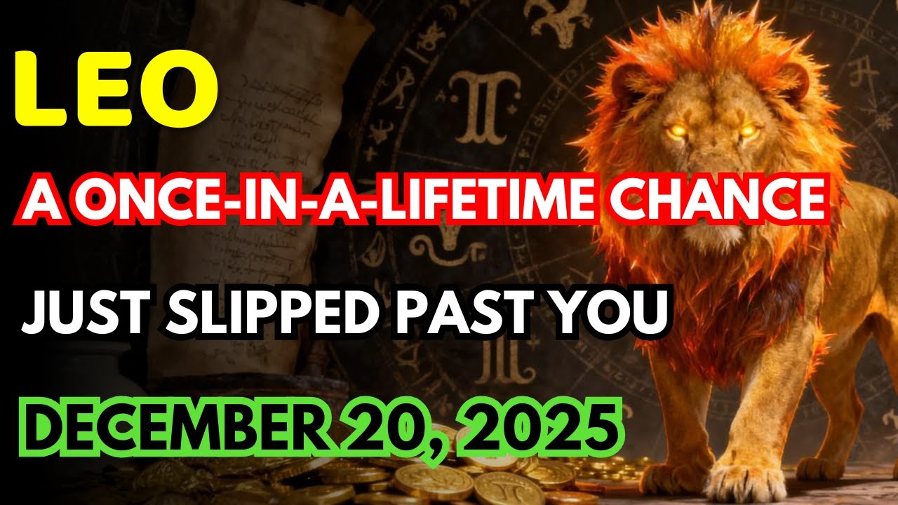 LEO ♌ 👀 A RARE CHANCE JUST PASSED YOU — DEC 20, 2025 ✨ Horoscope 🔮
