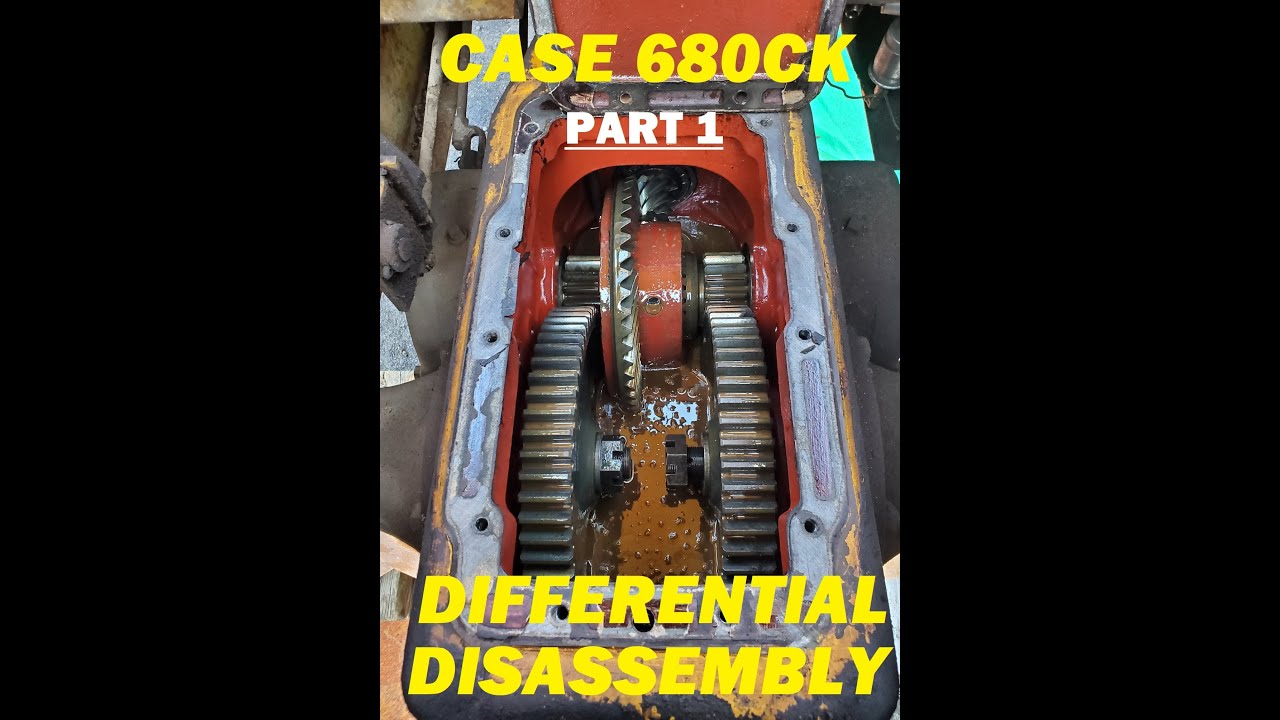 Repairing old equipment: Case 680CK, Part 1 - Differential disassembly