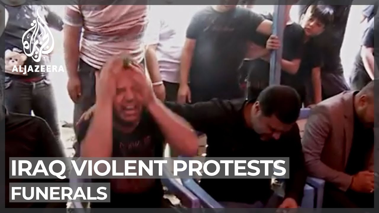 Funerals held for those killed in Iraq's violent demonstrations