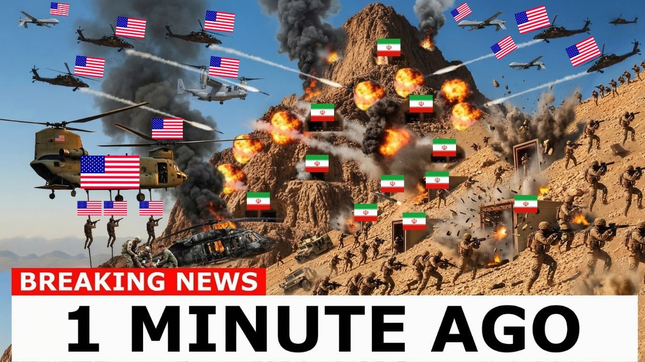 Американские армейские рейнджеры штурмуют подземный командный центр Корпуса стражей исламской рев...