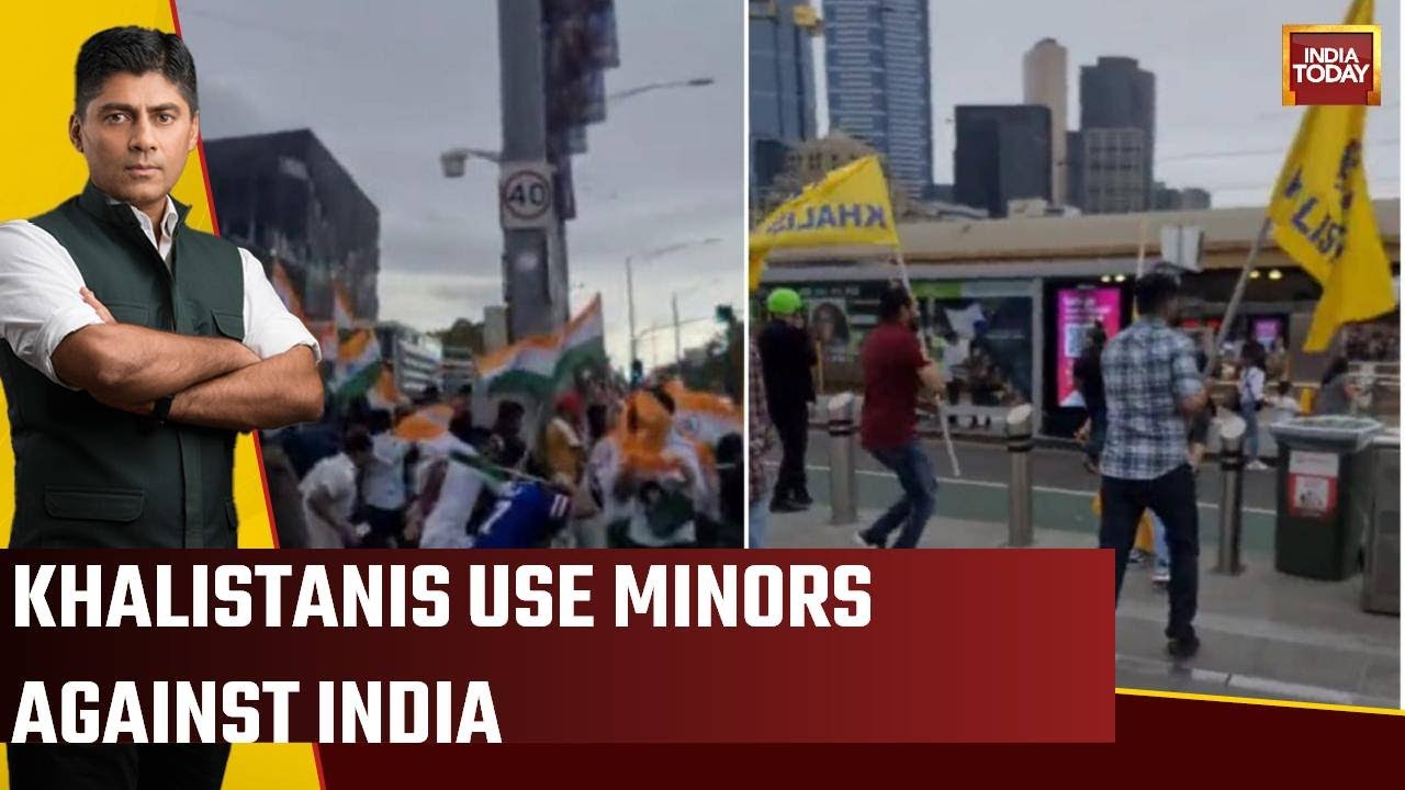 Pro Khalistan Protesters Stoop To New Low, Use Kids At Political Stir
