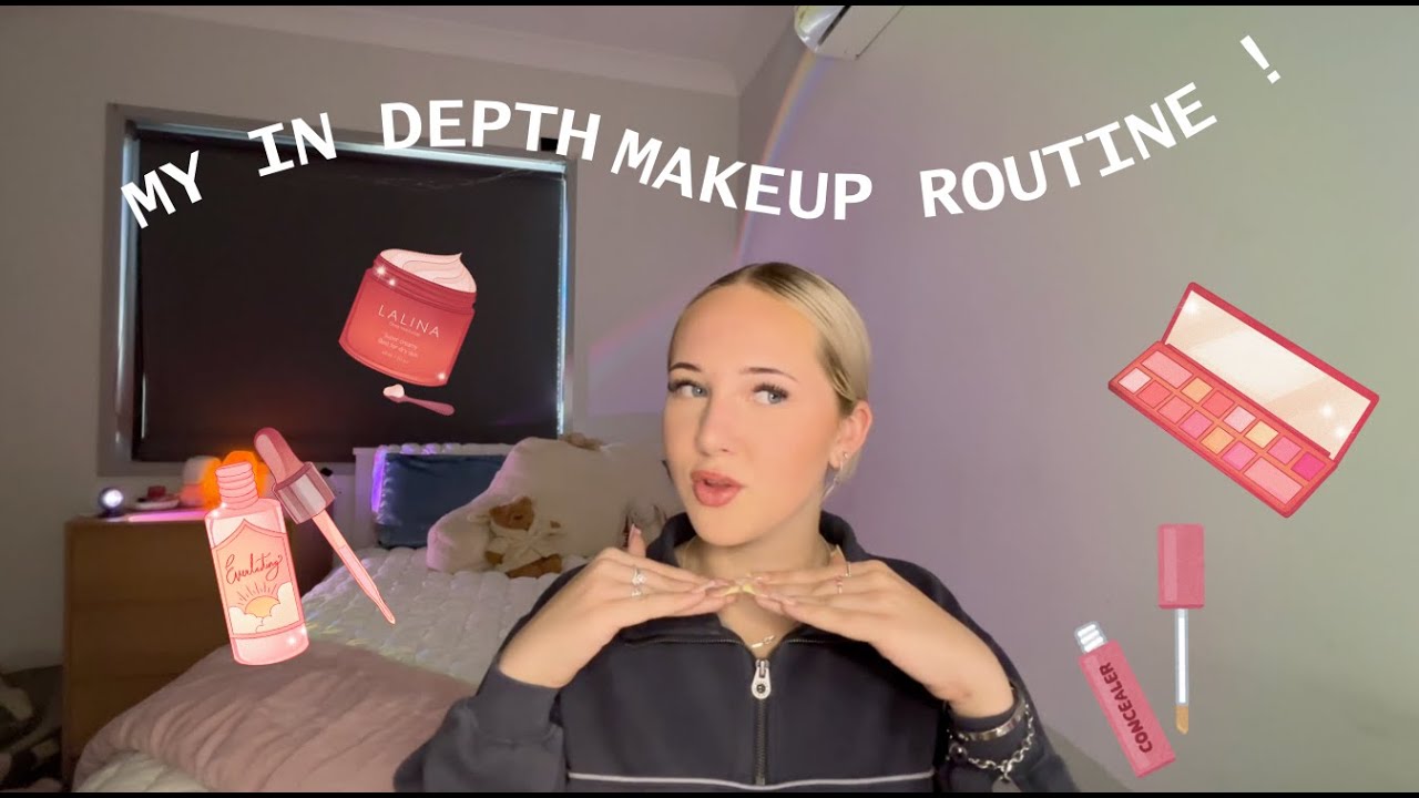 VIRAL IN DEPTH MAKEUP ROUTINE *first ever makeup routine*