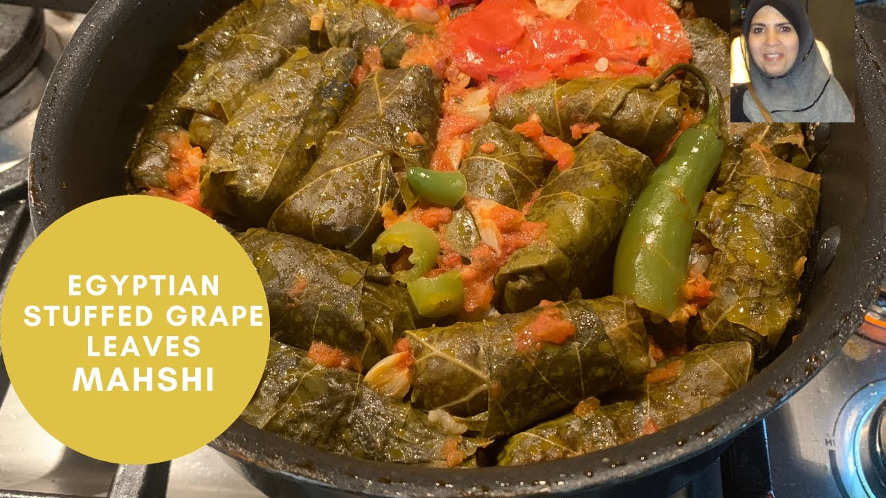 Egyptian Stuffed Grape Leaves - Dolma Mahshi