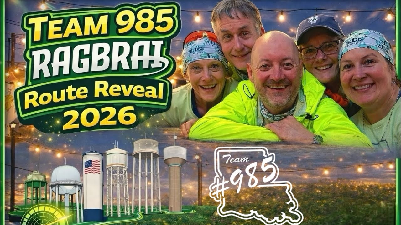 Команда 985 представила маршрут RAGBRAI 2026