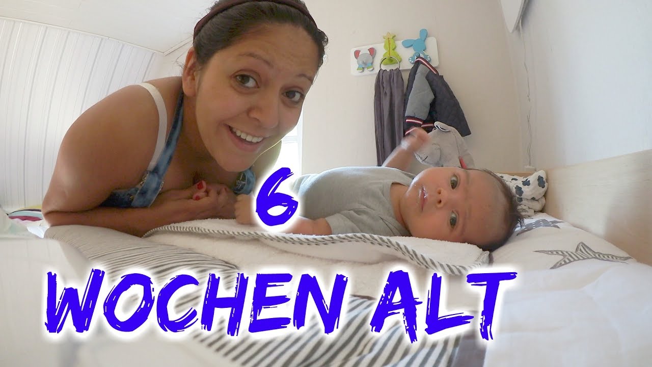Baby 6 Wochen alt - Erstes mal durch geschlafen - Vlog#792 Rosislife