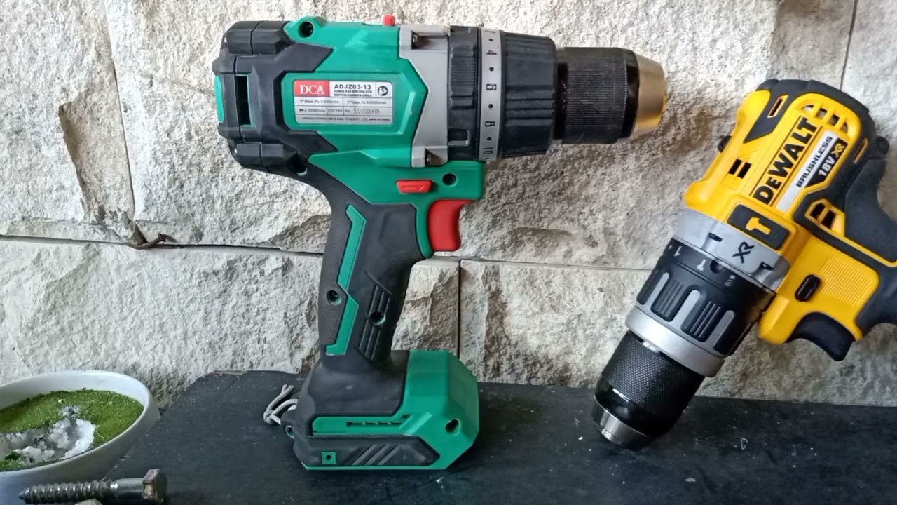 DeWalt DCD 796 vs DCA ADJZ03-13 ada yang K.O