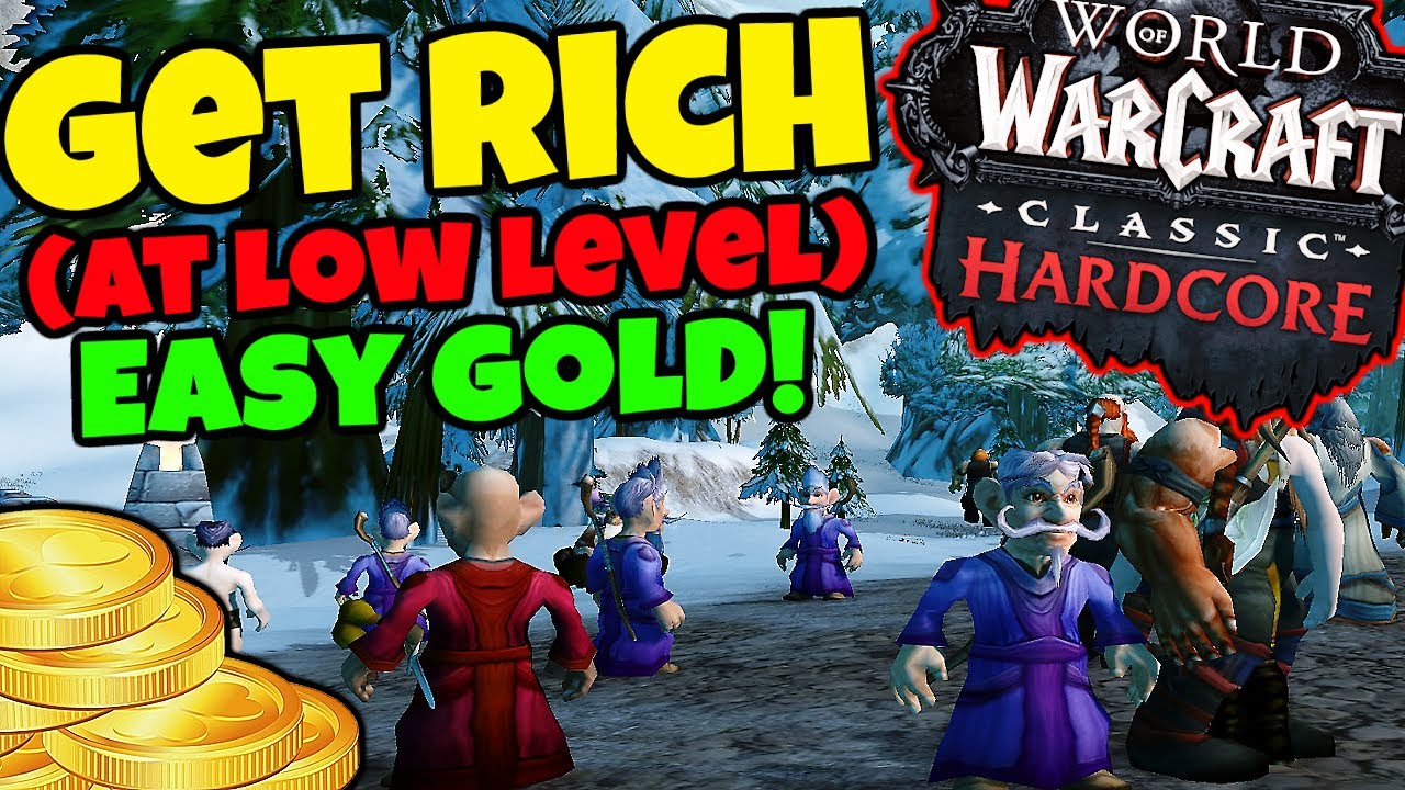 Farm Gold as a LOW LEVEL Character in Classic WoW Hardcore!
