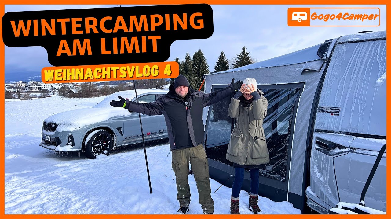 Rückfahrt und Abschied im Schneesturm 🌨🌨 - Wintercamping am Limit | VLOG 4