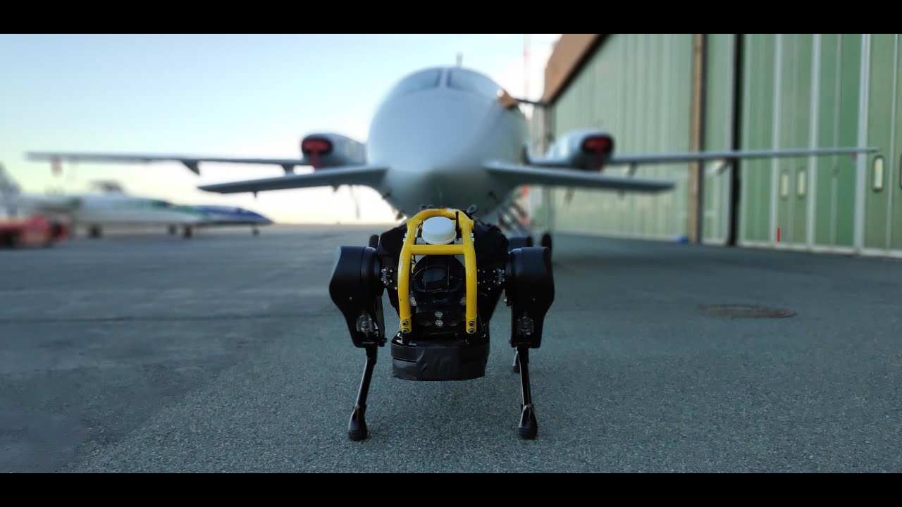 HyQReal robot release: Walking robot pulls a plane (extended version)