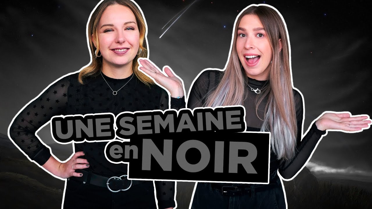 ON PORTE QUE DU NOIR PENDANT 1 SEMAINE! | 2e peau