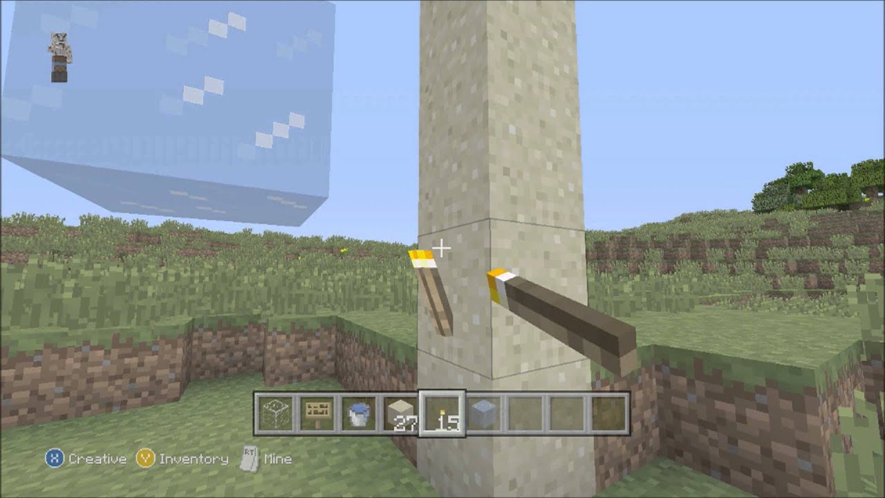 1 Minute Minecraft | Episode 4 | Freestanding Water Elevator