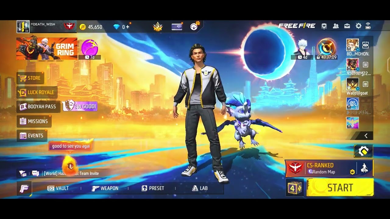 Free Fire Eclipse Rise Lobby Theme Song (Official Audio) | 2026 FF New Music OB53 Update