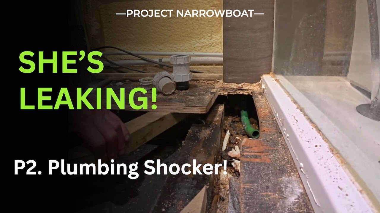 HELP! My Narrowboat has leaks! -  Plumbing shocker!