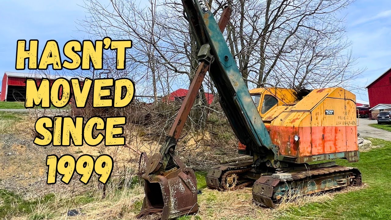 Auction Buy, Cable Shovel Sitting 23 Years!!! (WILL IT RUN??)