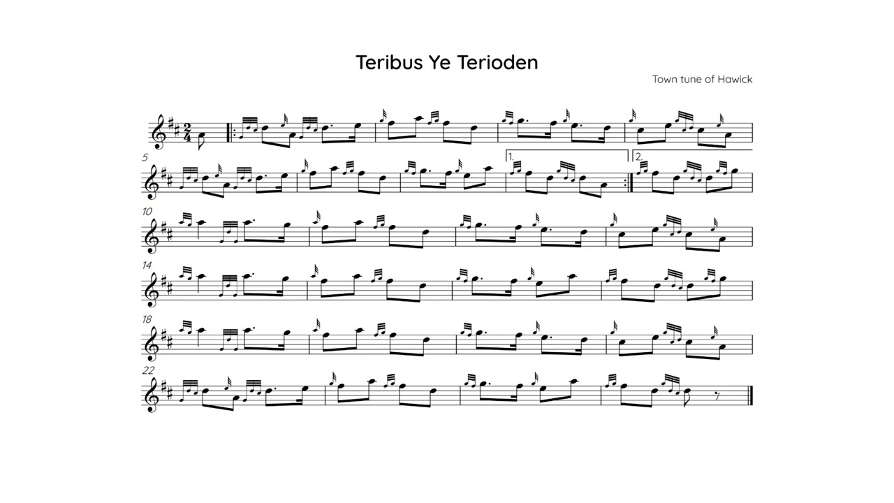 Teribus Ye Terioden, high pitch quarter speed