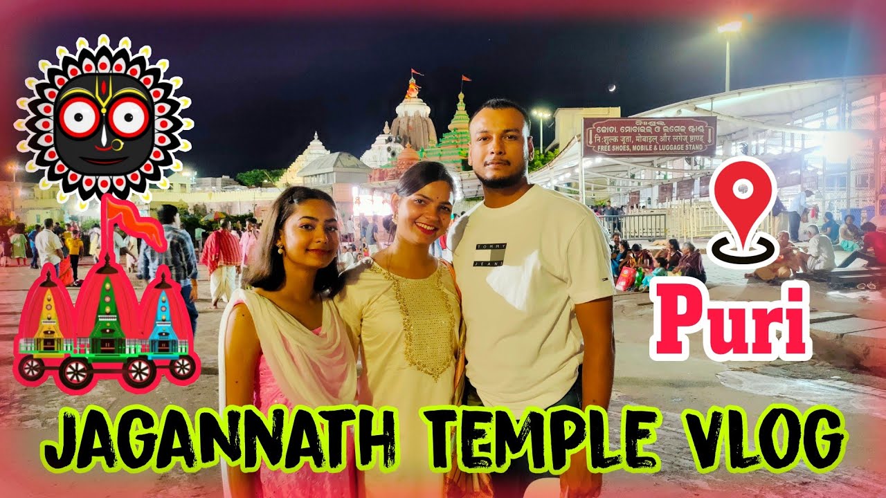 Raat me *Jagannath Bhagwan* ke Samne Se Darshan 🙏😍| Puri Trip Day-1 🚃🛤️