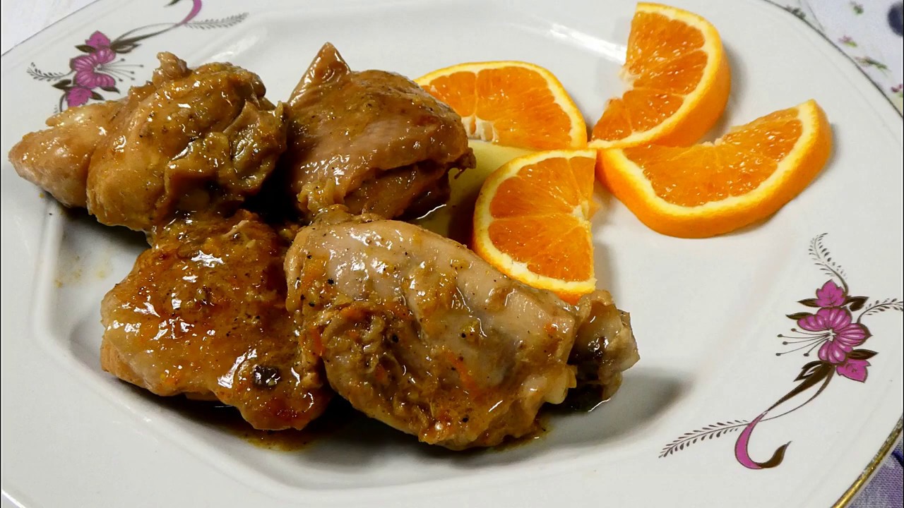 #133 Pollo all'arancia e miele - Secondo piatto semplice - Chicken recipes