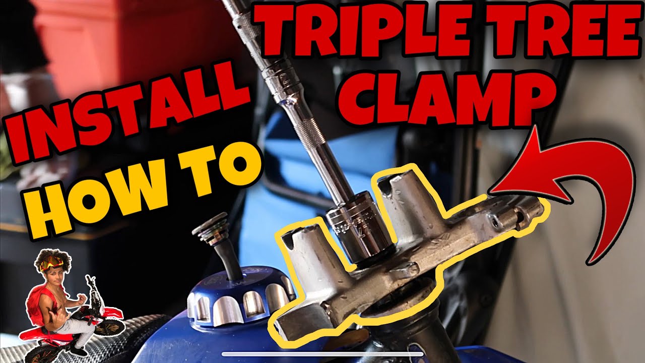 YZ85 TRIPLE CLAMP TREE INSTALL | HOW TO